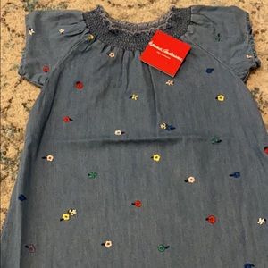 NWT Hanna Andersson Woven Smocked Dress